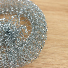 Губка для мытья посуды металлическая - Фото 1