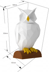 Конструктор полигональный «Сова» - Фото 1