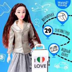 Кукла шарнирная с аксессуарами «Барбара в Милане» - Фото 1