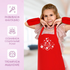 Фартук для творчества с нарукавниками «Котик» - Фото 3