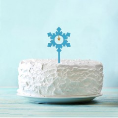 Топпер «Снежинка с бубенчиком» - Фото 1