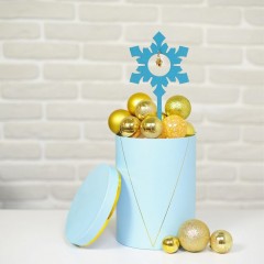 Топпер «Снежинка с бубенчиком» - Фото 2