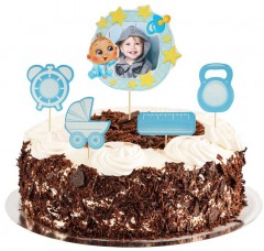 Топперы на торт с фоторамкой «Наш малыш» - Фото 1