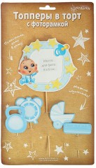 Топперы на торт с фоторамкой «Наш малыш» - Фото 2