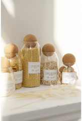 Банка для сыпучих продуктов с пробковой крышкой «Эко. Шар» - Фото 5