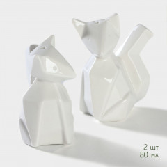 Набор для специй на подставке «Лисы» - Фото 2