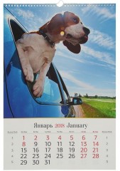 Календарь 2018 «Собаки» (перекидной, А3) - Фото 1