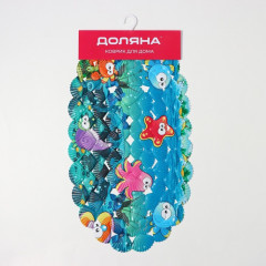 Коврик противоскользящий «Морские жители» - Фото 2