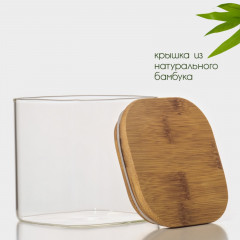 Банка для сыпучих продуктов с крышкой «Эко» - Фото 3
