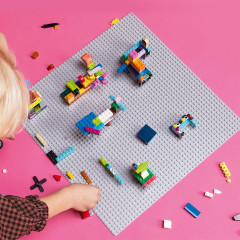 Конструктор Classic 11024 Серая базовая пластина - Фото 7