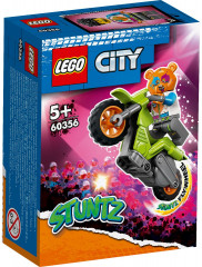 Конструктор City 60356 Трюковый мотоцикл с медведем. Bear Stunt Bike - Фото 2