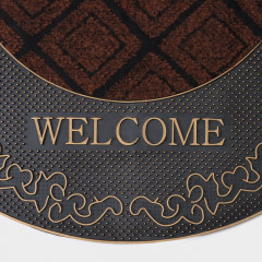 Коврик придверный «Welcome узорный» - Фото 3
