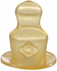 Бутылочка стеклянная с соской из латекса - Фото 1