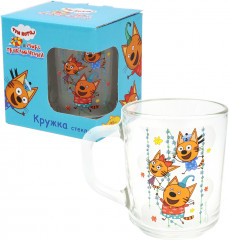 Кружка «Три кота. Цветы» - Фото 1