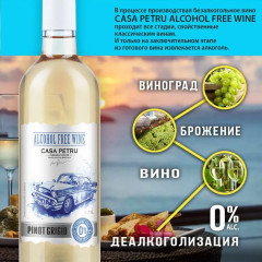 Вино безалкогольное «Pinot Grigio» - Фото 7