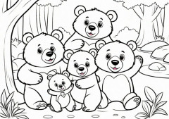 Книжка-раскраска «Весёлый Зоопарк» часть 1 - Фото 1