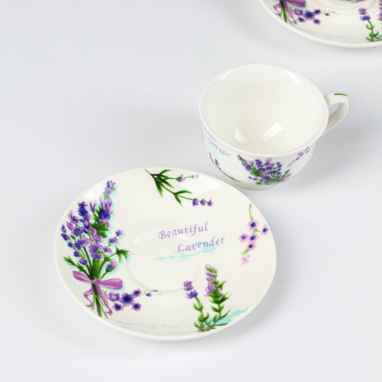 Набор кофейных пар «Лаванда»