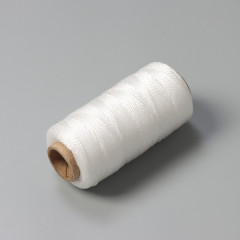 Нить кручёная двухпрядная, цвет белый - Фото 1