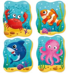 Набор пазлов мягких «Морские жители» - Фото 1