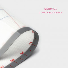 Коврик силиконовый армированный с разлиновкой - Фото 2