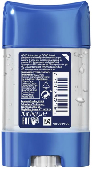 Дезодорант-антиперспирант гелевый «Arctic Ice»