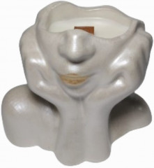 Свеча в гипсовом подсвечнике - Фото 1