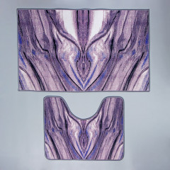 Набор ковриков для ванной и туалета «Отражение» - Фото 1