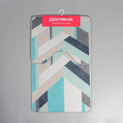 Набор ковриков для ванной и туалета «Свэч» - Фото 2