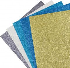 Набор фоамирана с глиттером «Ассорти 2» - Фото 2