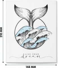 Блокнот позитивного настроения «Whale Journal» - Фото 1