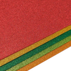 Набор фоамирана с глиттером «Ассорти 3» - Фото 1