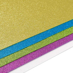 Набор фоамирана с глиттером «Ассорти 4» - Фото 1