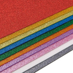 Набор фоамирана с глиттером «Ассорти» - Фото 1