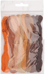 Набор мулине «Оттенки коричневого» - Фото 1