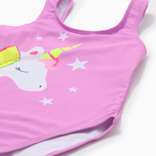 Купальник слитный для девочек