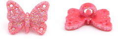 Набор пуговиц-фигурок «Блестящие бабочки» - Фото 1