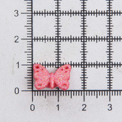 Набор пуговиц-фигурок «Блестящие бабочки» - Фото 2