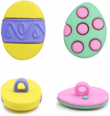 Набор пуговиц-фигурок «Крашеные яйца» - Фото 1