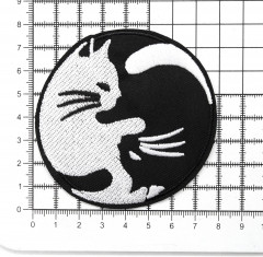 Термоаппликация «Коты инь-янь» - Фото 2