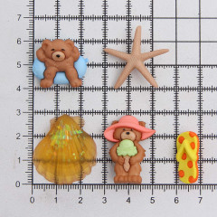 Набор пуговиц-фигурок «Пляжные мишки» - Фото 3