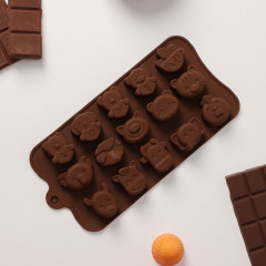 Форма силиконовая для льда и кондитерских украшений «Животные. Любовь» - Фото 1