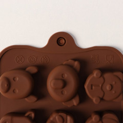 Форма силиконовая для льда и кондитерских украшений «Животные. Любовь» - Фото 5