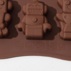 Форма силиконовая для льда и кондитерских украшений «Роботы» - Фото 3