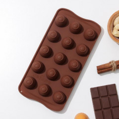 Форма силиконовая для кондитерских украшений «Рондо» - Фото 1