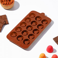 Форма силиконовая для кондитерских украшений «Сердце» - Фото 1