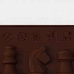 Форма силиконовая для кондитерских украшений «Шахматы» - Фото 5