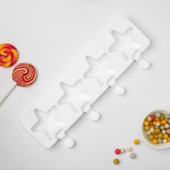 Форма силиконовая для мороженого «Звезда» - Фото 1