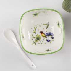 Салатник с ложкой «Зелёный сад» - Фото 1