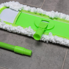 Швабра для мытья пола плоская - Фото 9