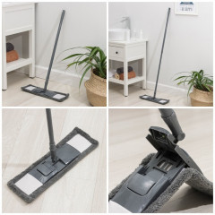 Швабра для мытья пола плоская - Фото 1